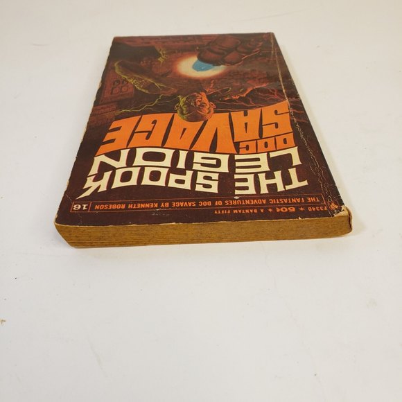 Vintage Sci Fi The Spook Legion Doc Savage#16 1967 1st Bantam Printing K Robeson - Picture 5 of 9